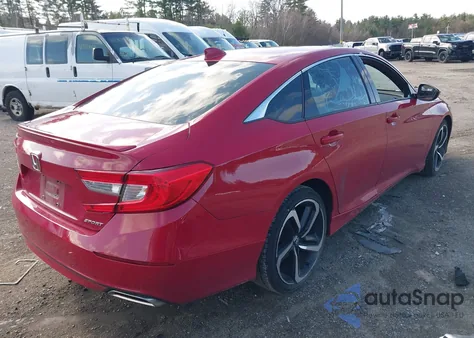 2019 Honda Accord Sport from USA, damaged, VIN 1HGCV1F3XKA165610